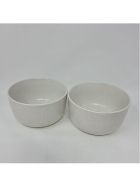 Our Table Landon White Sea Salt Soup Pasta Bowls Cereal Set Of 2 MCM